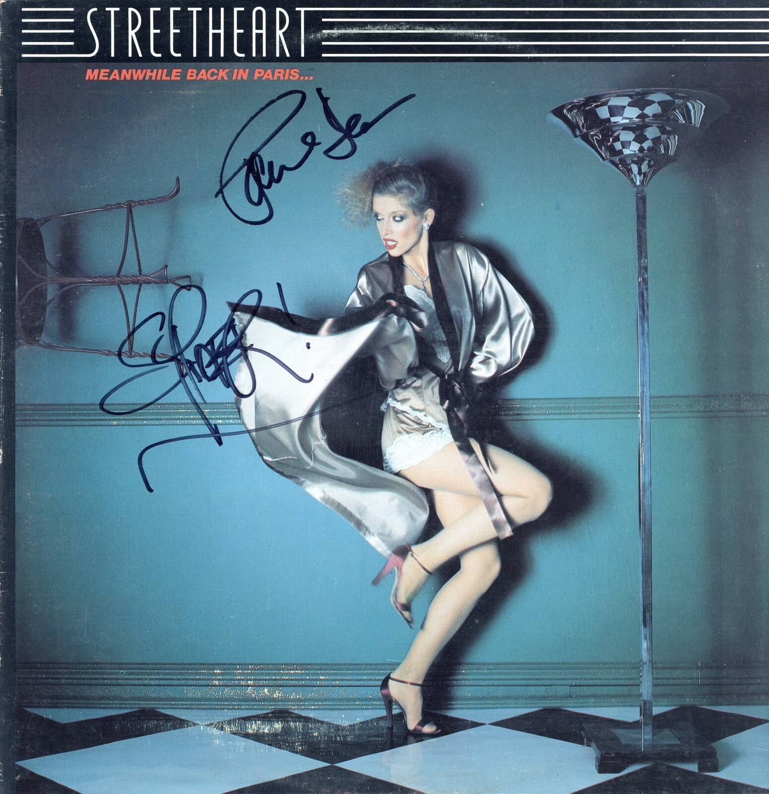 Streetheart Meanwhile Back  SIGNED PAUL DEAN KEN SPIDER SINNAEVE ACOA RARE