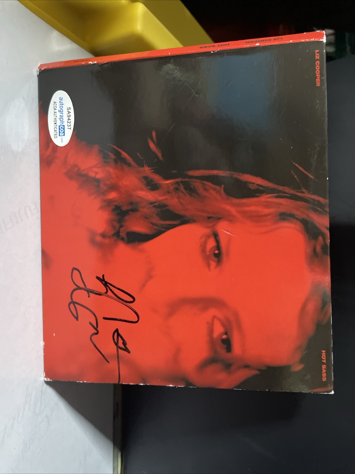 Liz Cooper And The Stampede SIGNED HOT SASS CD ACOA CERTIFIED RARE AUTOGRAPH