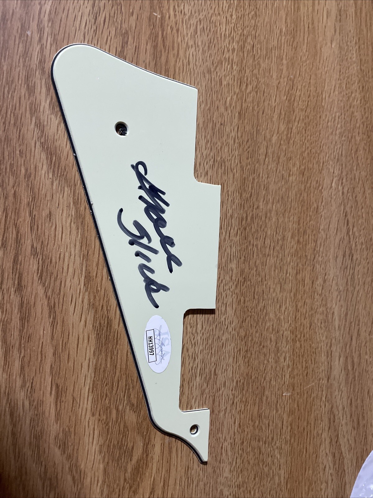 JEFFERSON AIRPLANE STARSHIP GRACE SLICK SIGNED AUTOGRAPHED PICKGUARD RARE JSA