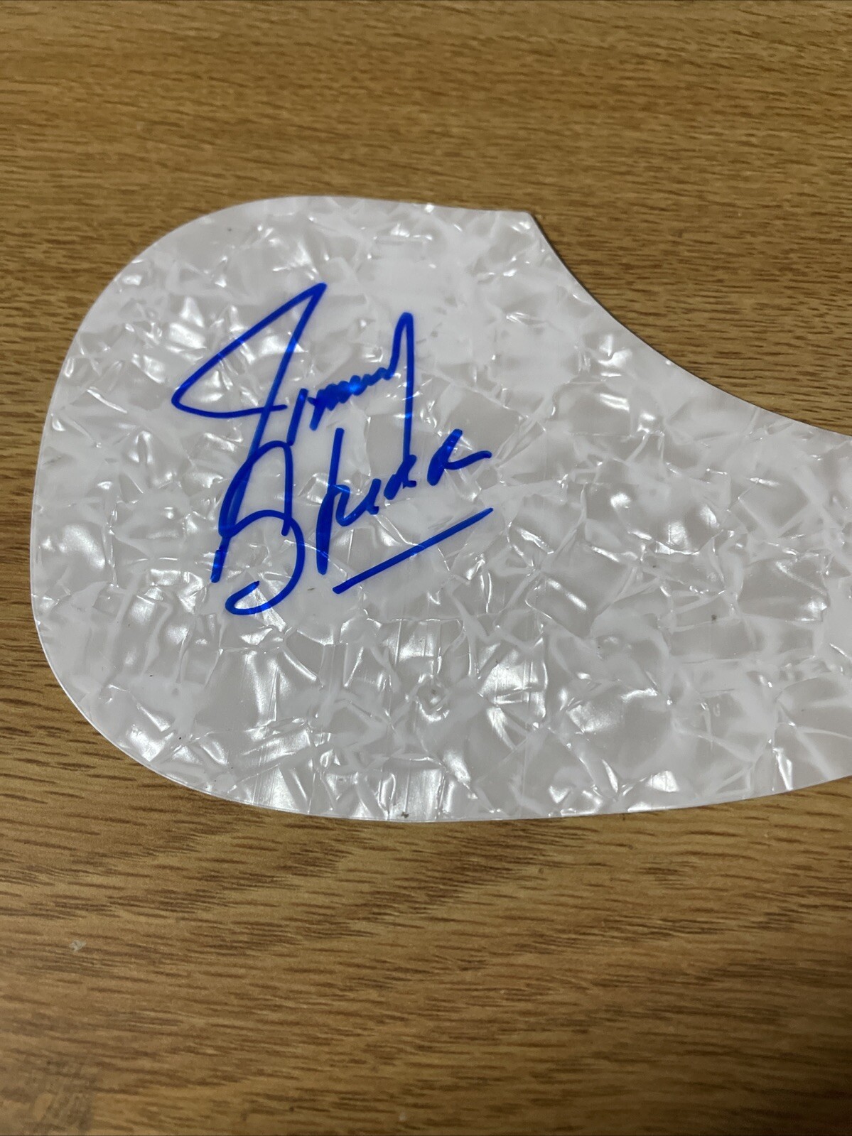 JIMMY STURR POLKA KING SIGNED AUTOGRAPH ACOUSTIC PICKGUARD GUITAR ACOA