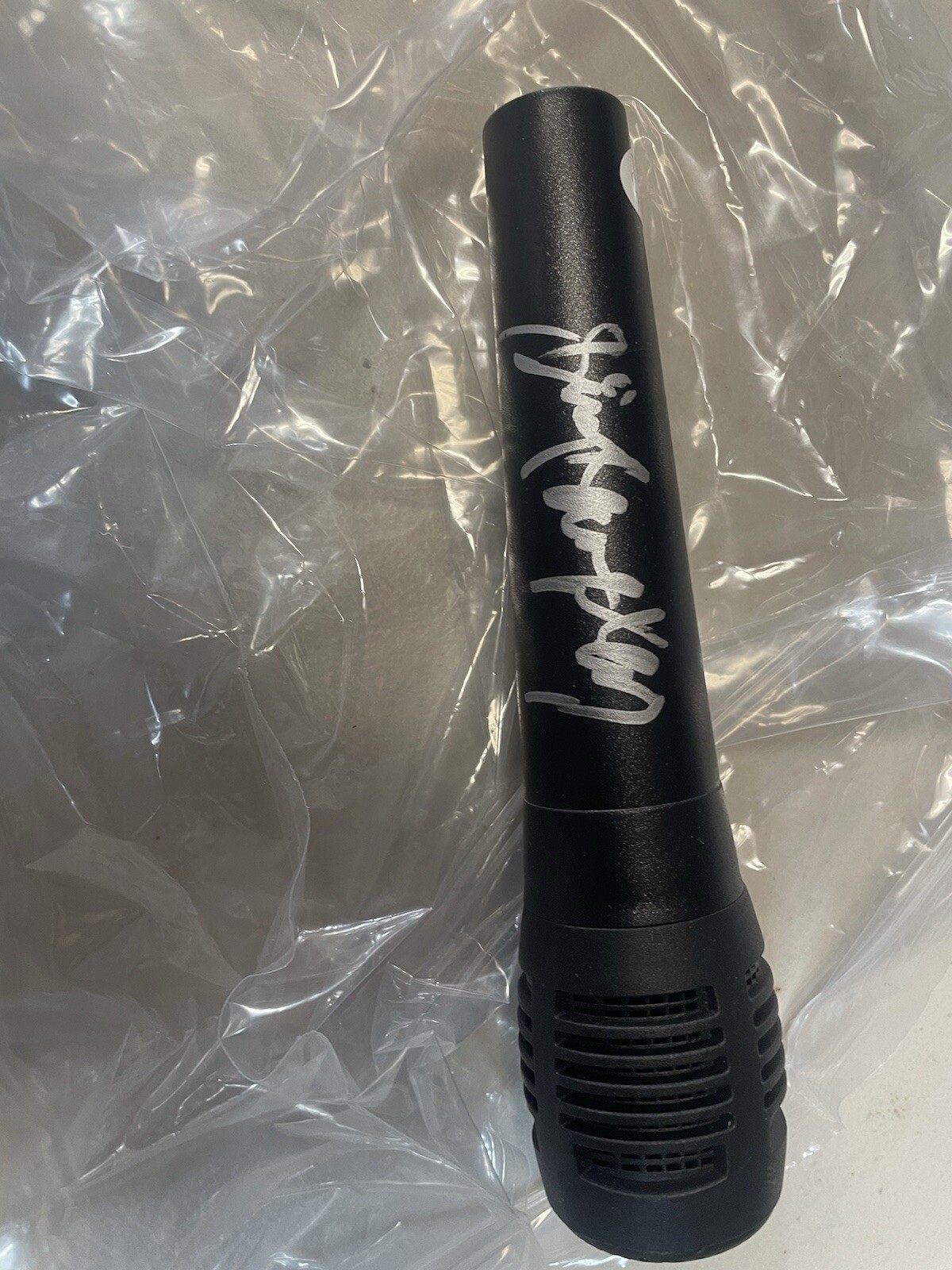 JIM LAMPLEY HBO Signed Autographed Microphone  JSA Hof  Rare Announcer