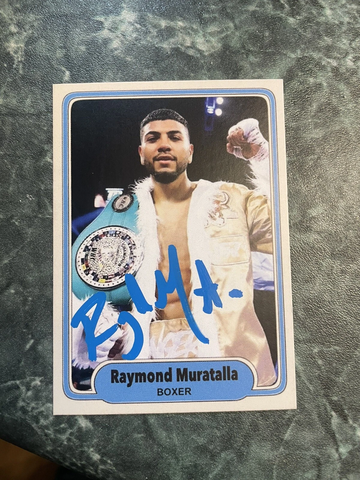 BOXER RAYMOND MURATALLA SIGNED AUTOGRAPHED CARD