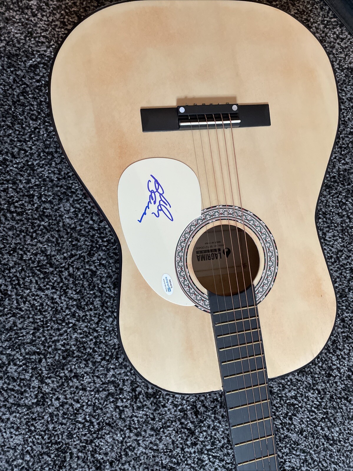 Don Barnes 38 Special Autograph Signed Acoustic Guitar ACOA COA