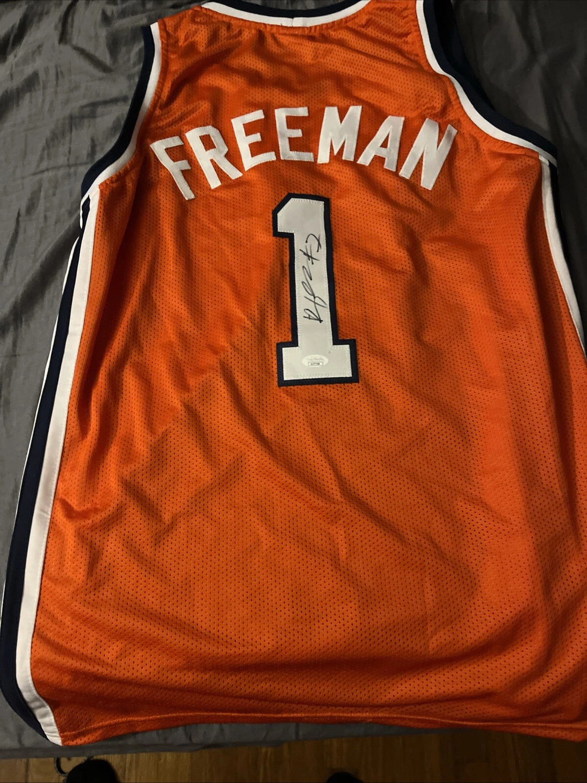 SYRACUSE ORANGE-DONNIE FREEMAN SIGNED AUTOGRAPHED JERSEY JSA COA CUSE 🏀 XL