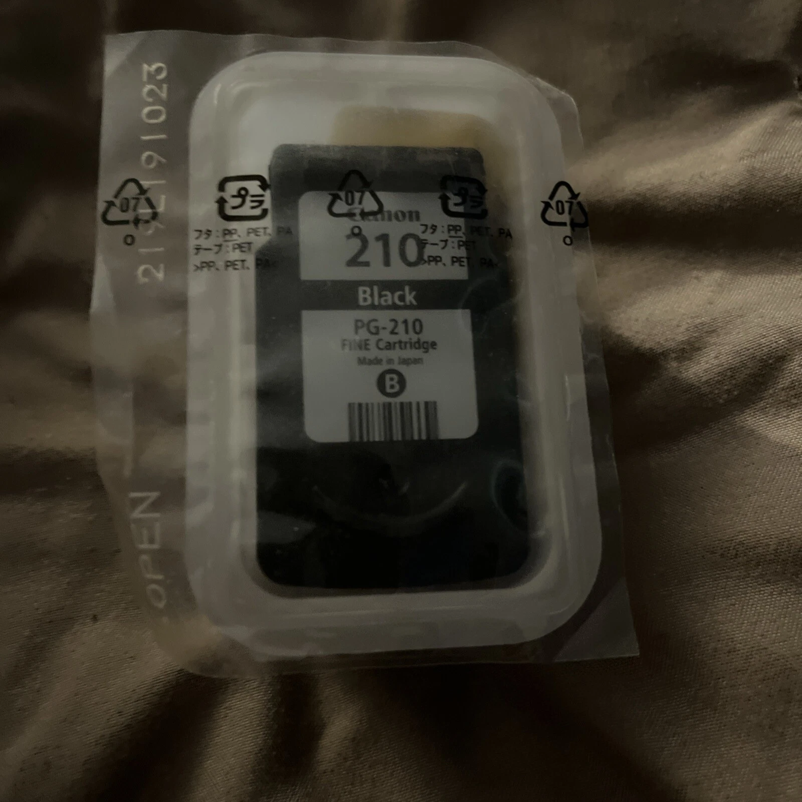 CANON GENUINE OEM PRINTER CARTRIDGE NEW PG-210 SEALED