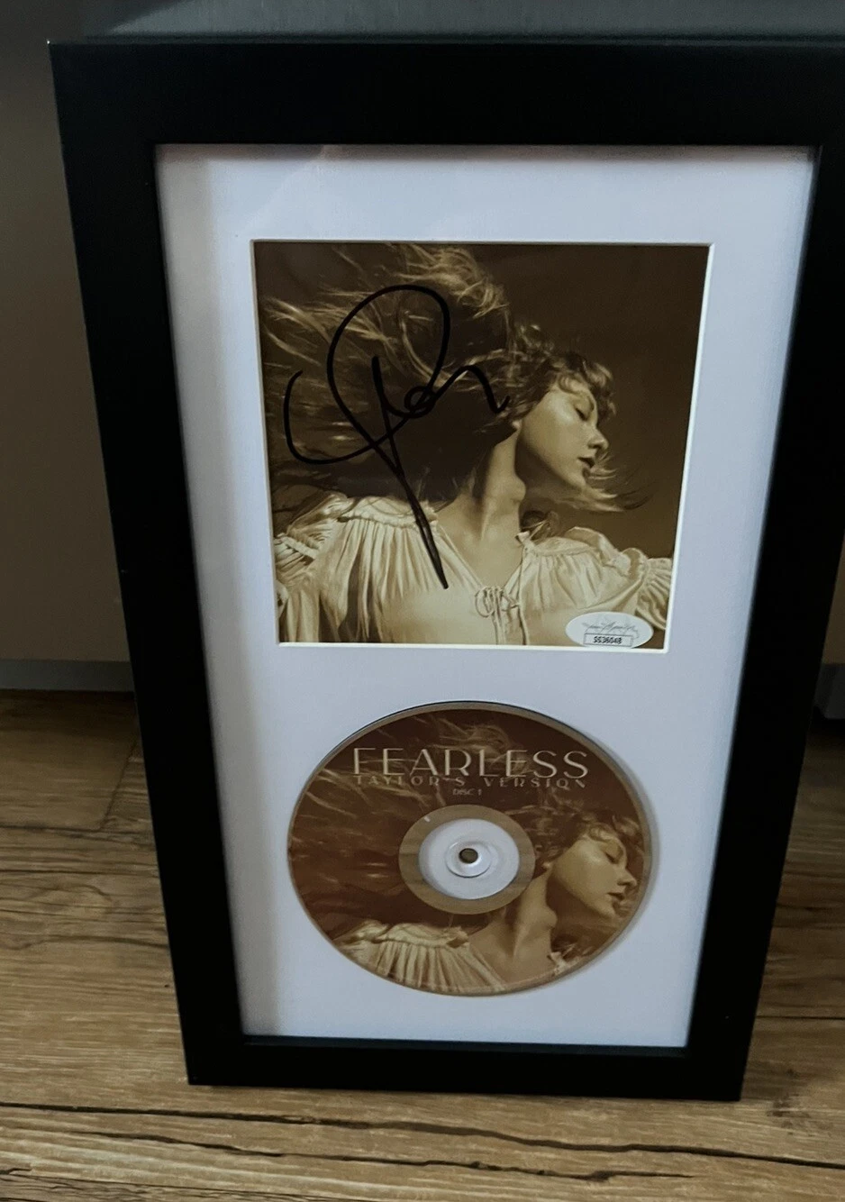 Taylor Swift Autographed Signed Framed CD Fearless (Taylor's Version) JSA COA