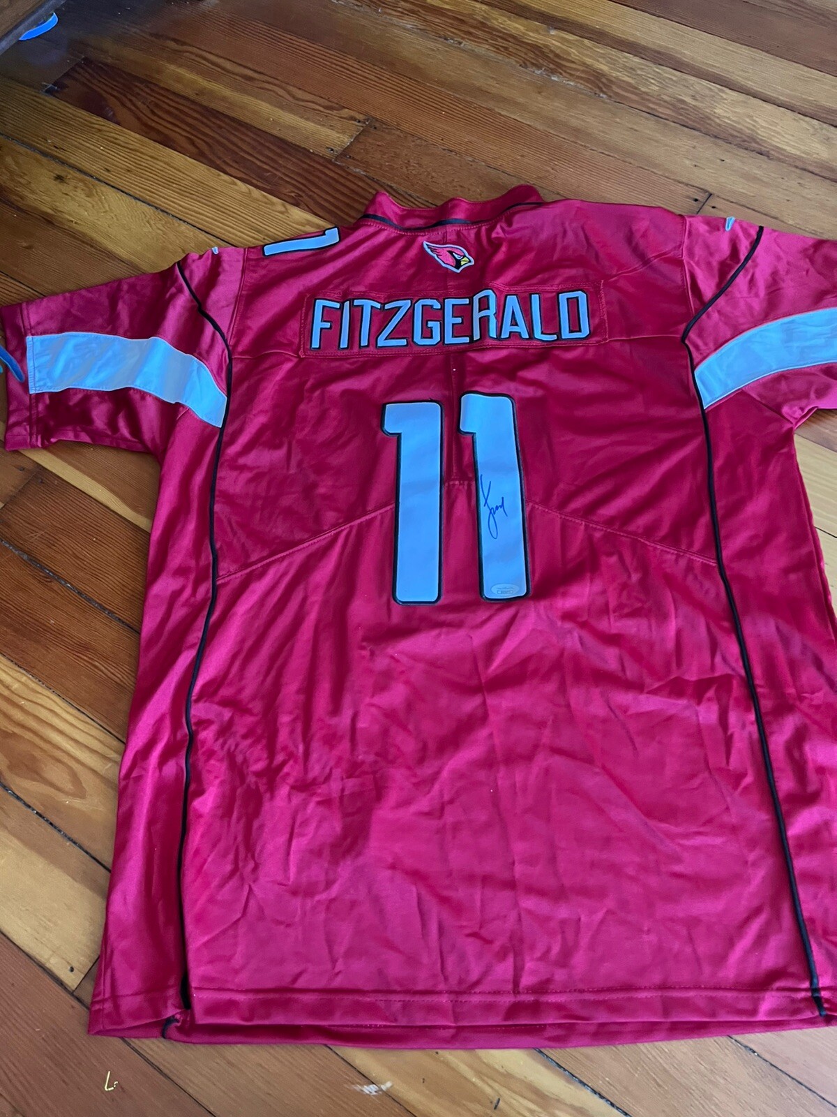 Larry Fitzgerald Signed Arizona Cardinals Jersey JSA Size XL Autographed