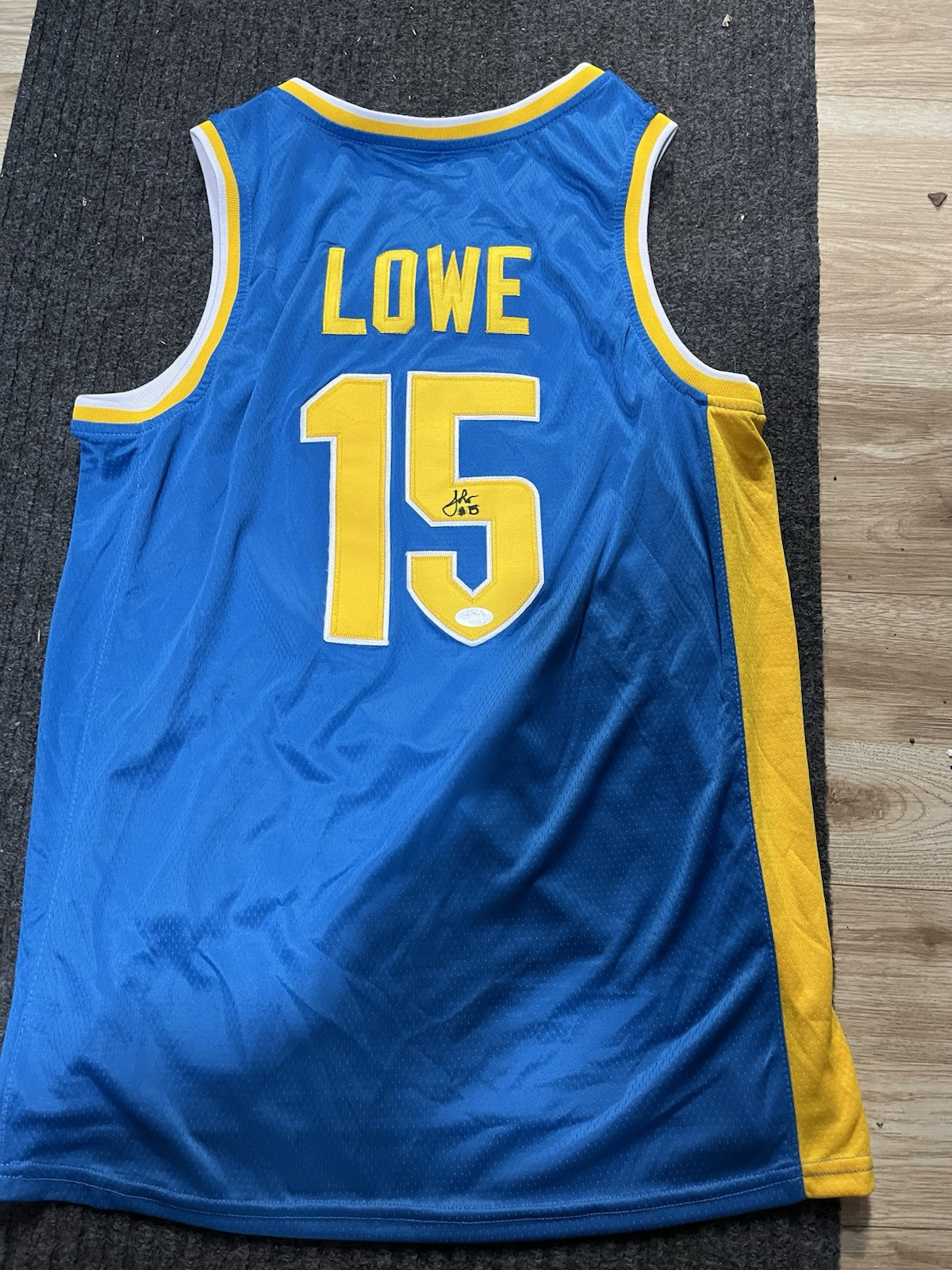 PITTSBURGH PANTHERS- JALAND LOWE SIGNED AUTOGRAPHED JERSEY JSA COA STAR PLAYER