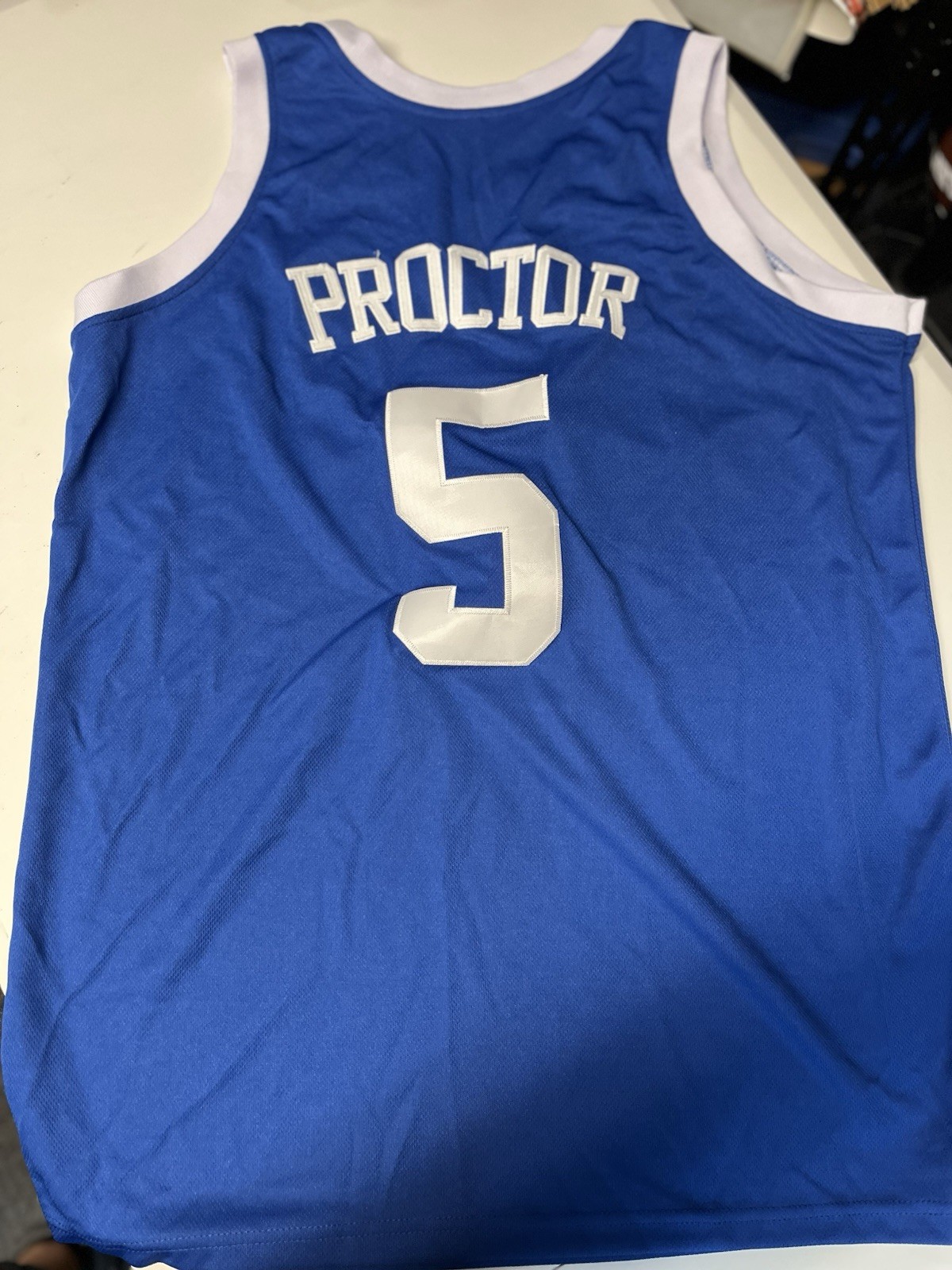 Duke Blue Devils Tyrese Proctor Jersey Size Large  Basketball 🏀