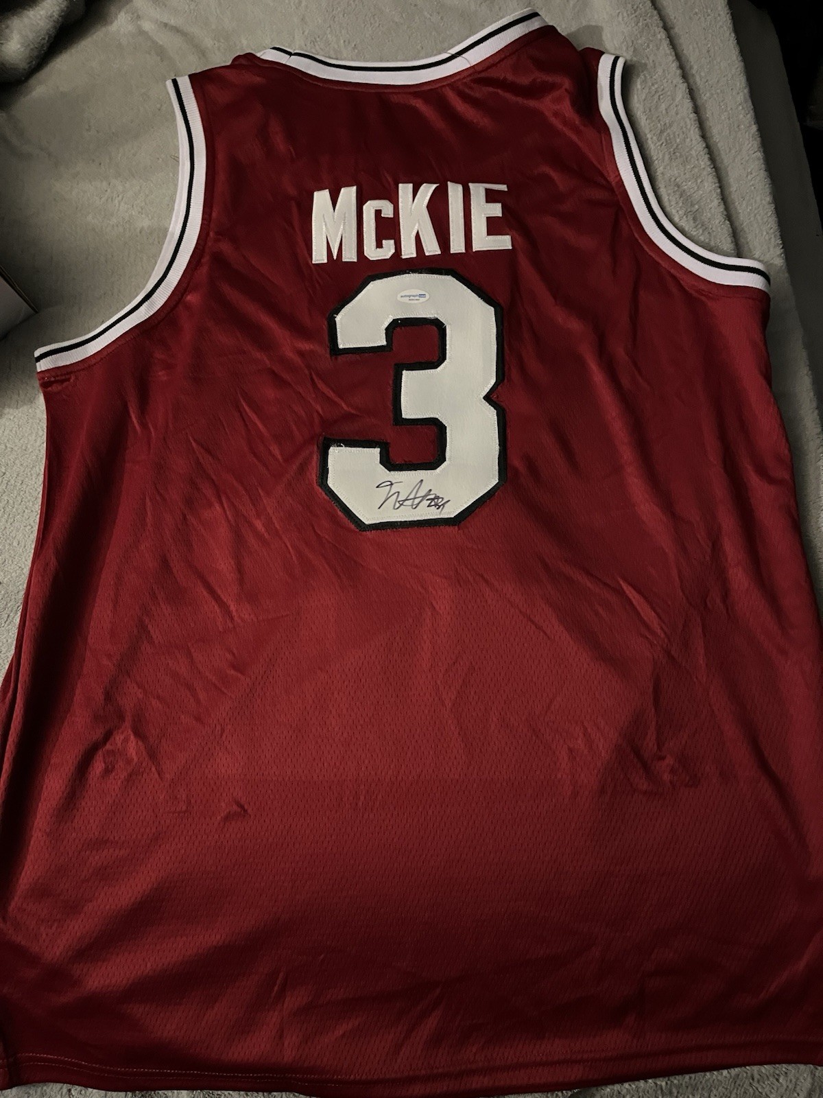 SOUTH CAROLINA GAMECOCKS- BJ MCKIE SIGNED AUTOGRAPH JERSEY ACOA COA