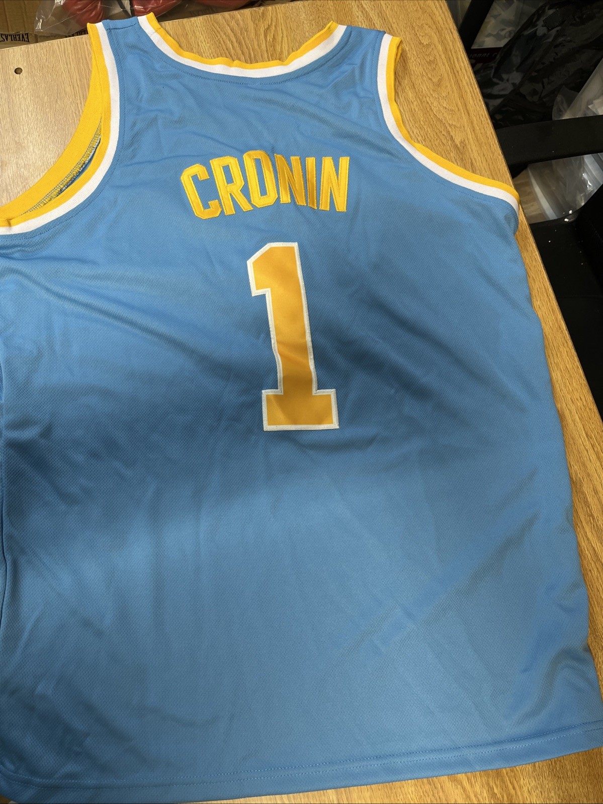 UCLA BRUINS MICK CRONIN JERSEY HEAD COACH BASKETBALL 🏀  LARGE