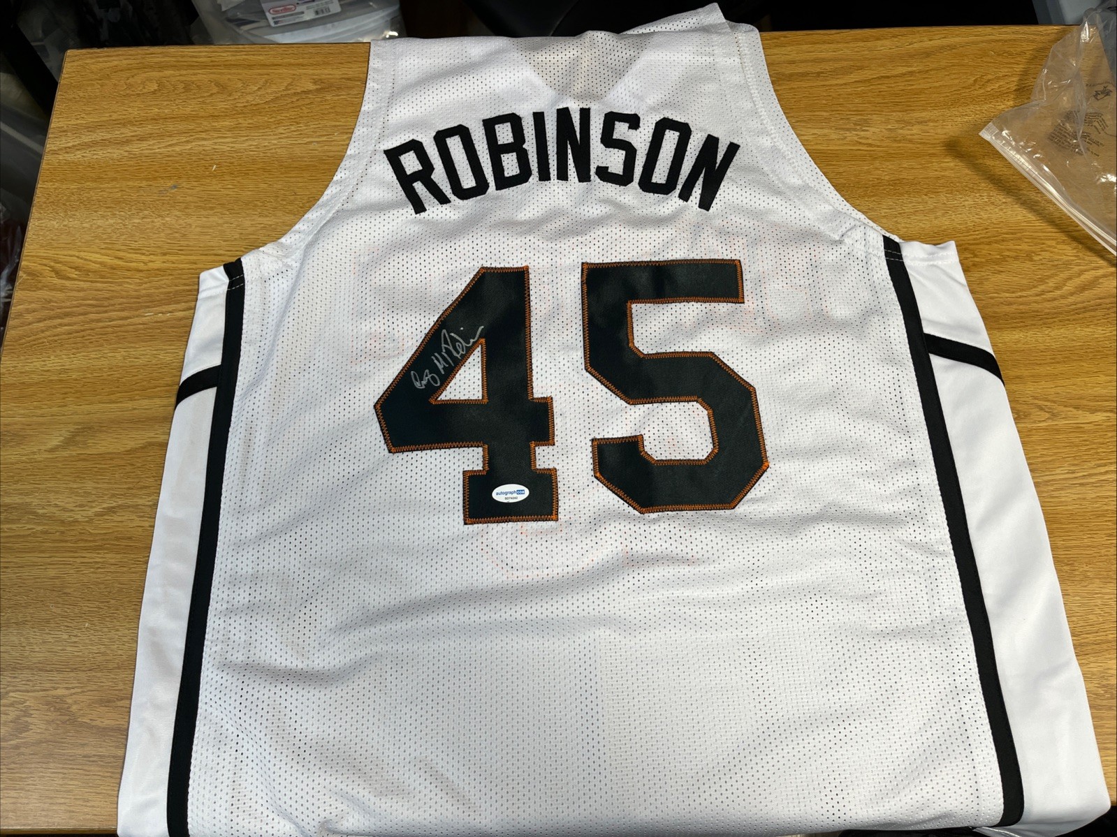 PRINCETON TIGERS CRAIG ROBINSON SIGNED AUTOGRAPH JERSEY ACOA COA 2x IVY LEAGUE