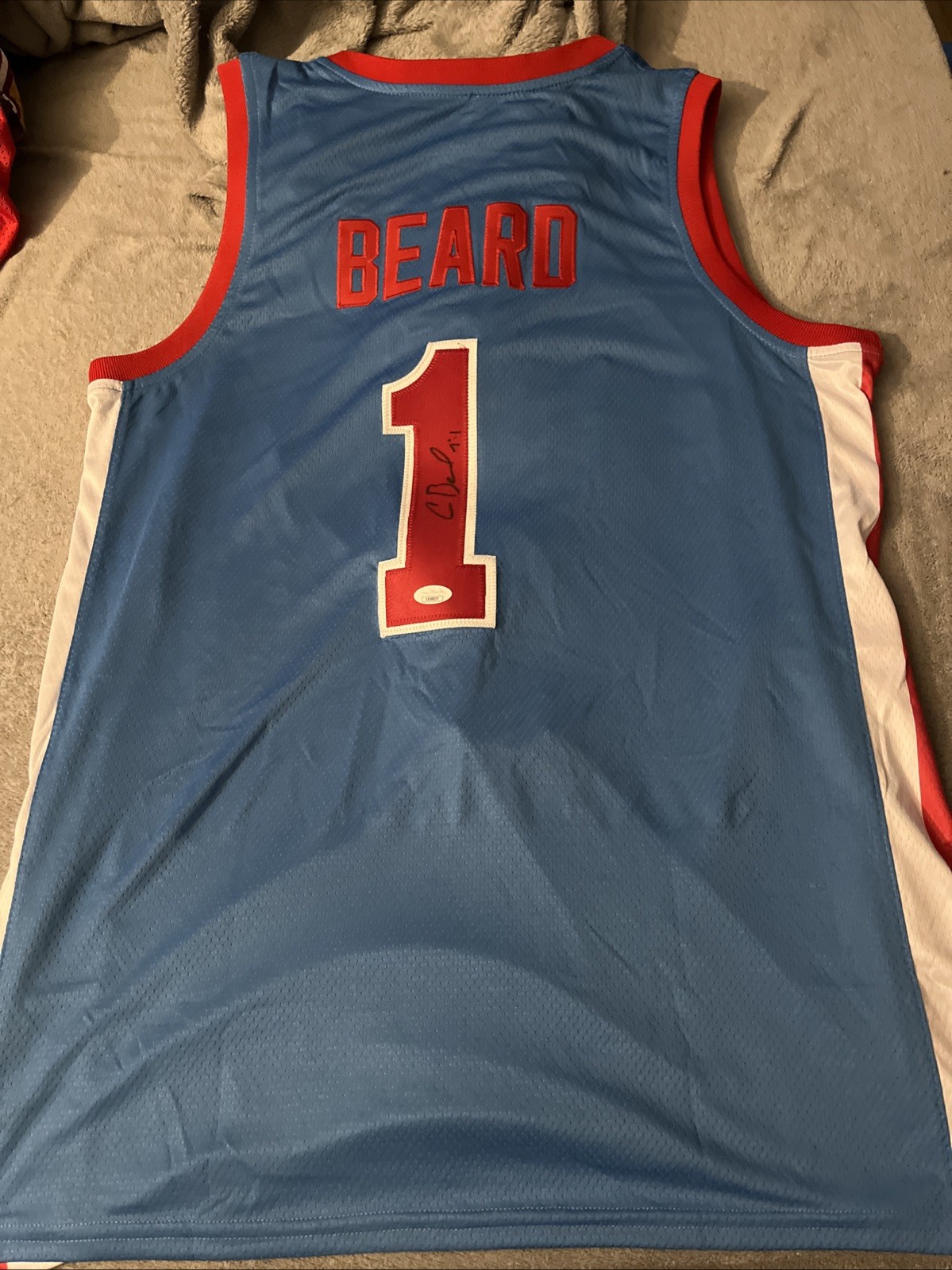 Ole Miss Rebels Chris Beard Signed Custom Basketball Jersey JSA CERTIFIED COACH