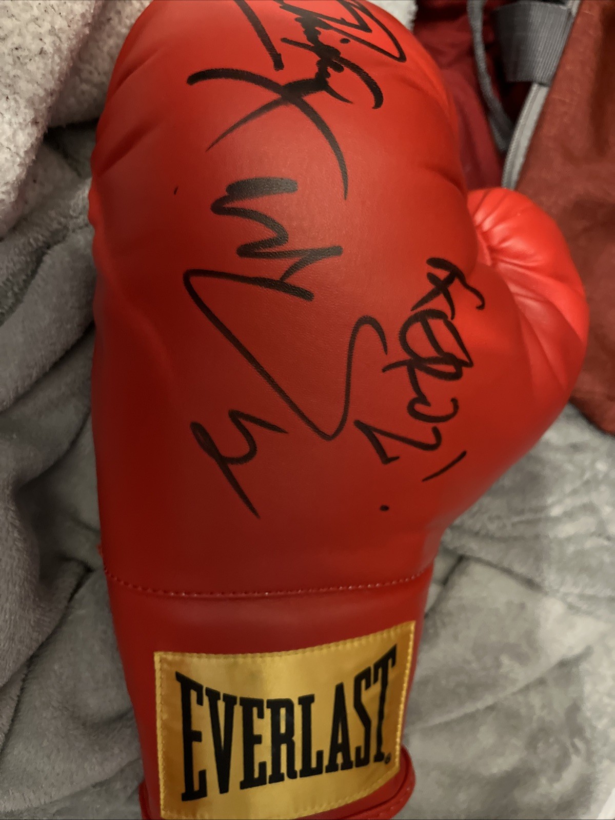 FELIX TRINIDAD FERNANDO VARGAS SIGNED AUTOGRAPHED BOXING GLOVE JSA RARE!!
