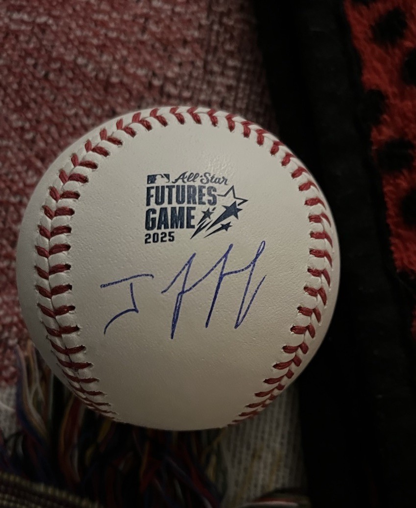 Jhostynxon Garcia BOSTON Red Sox Signed 2025 FUTURES GAME BALL RARE COA