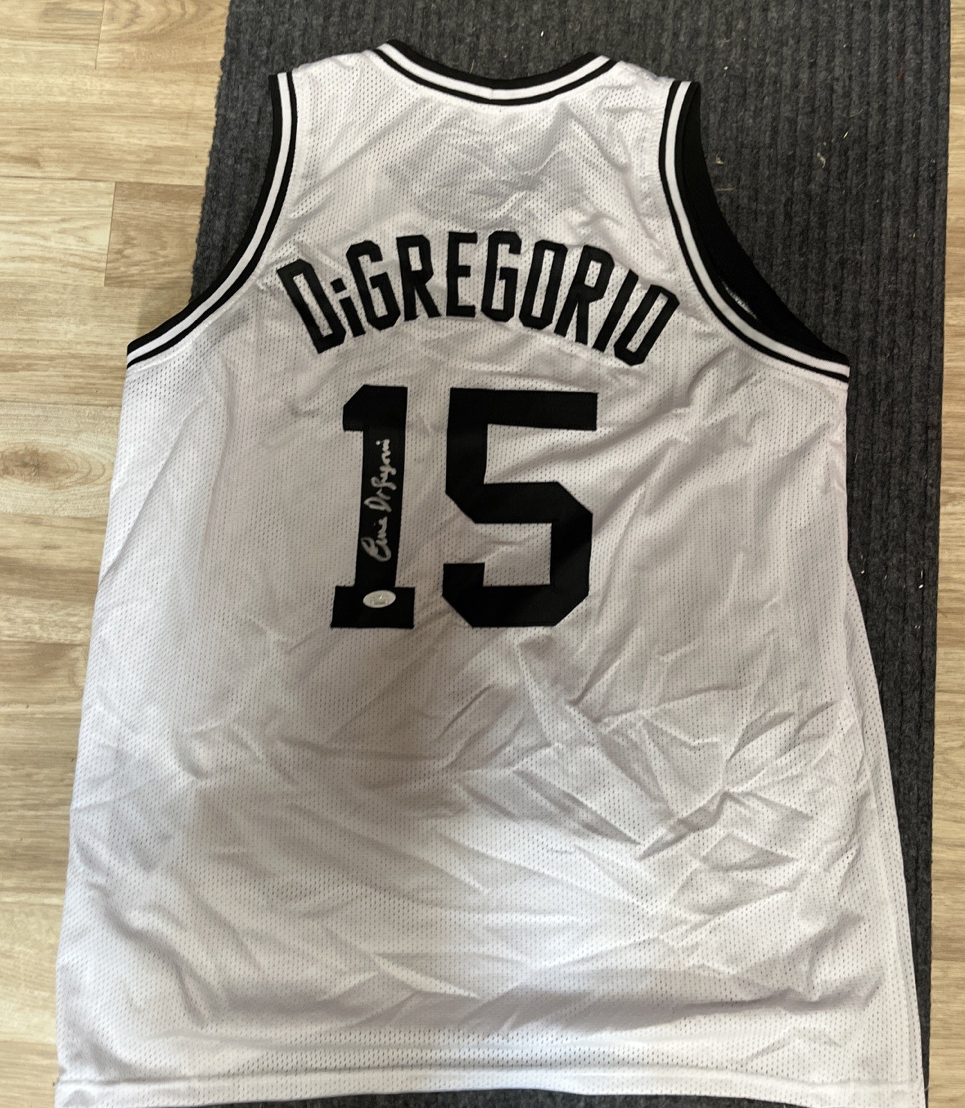 PROVIDENCE FRIARS- ERNIE DIGREGORIO SIGNED AUTOGRAPH  JERSEY JSA  COA 1974 Roy