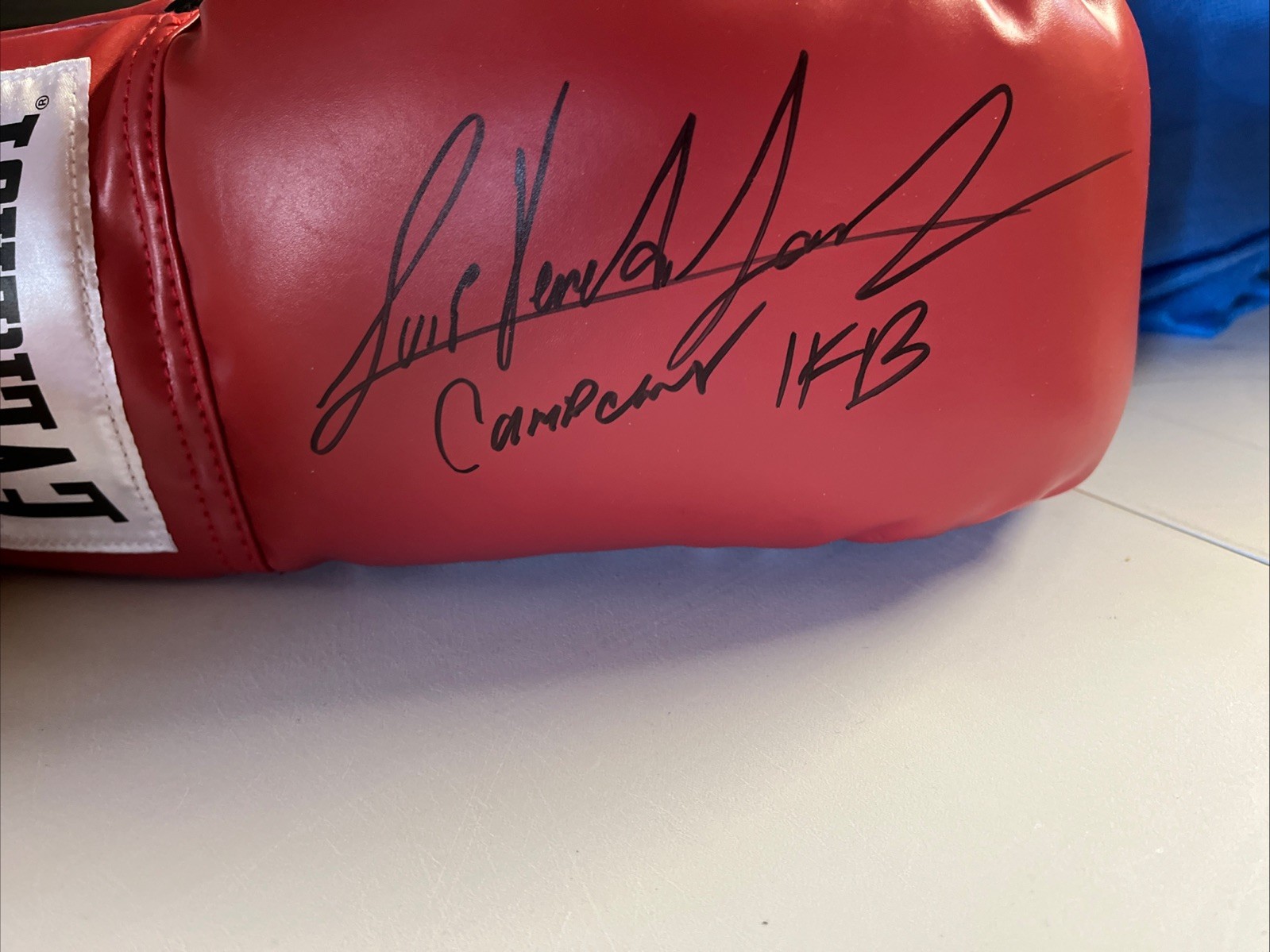 LUIS ALBERTO LOPEZ VENADO SIGNED AUTOGRAPH BOXING GLOVE COA IBF CHAMP RARE ACOA