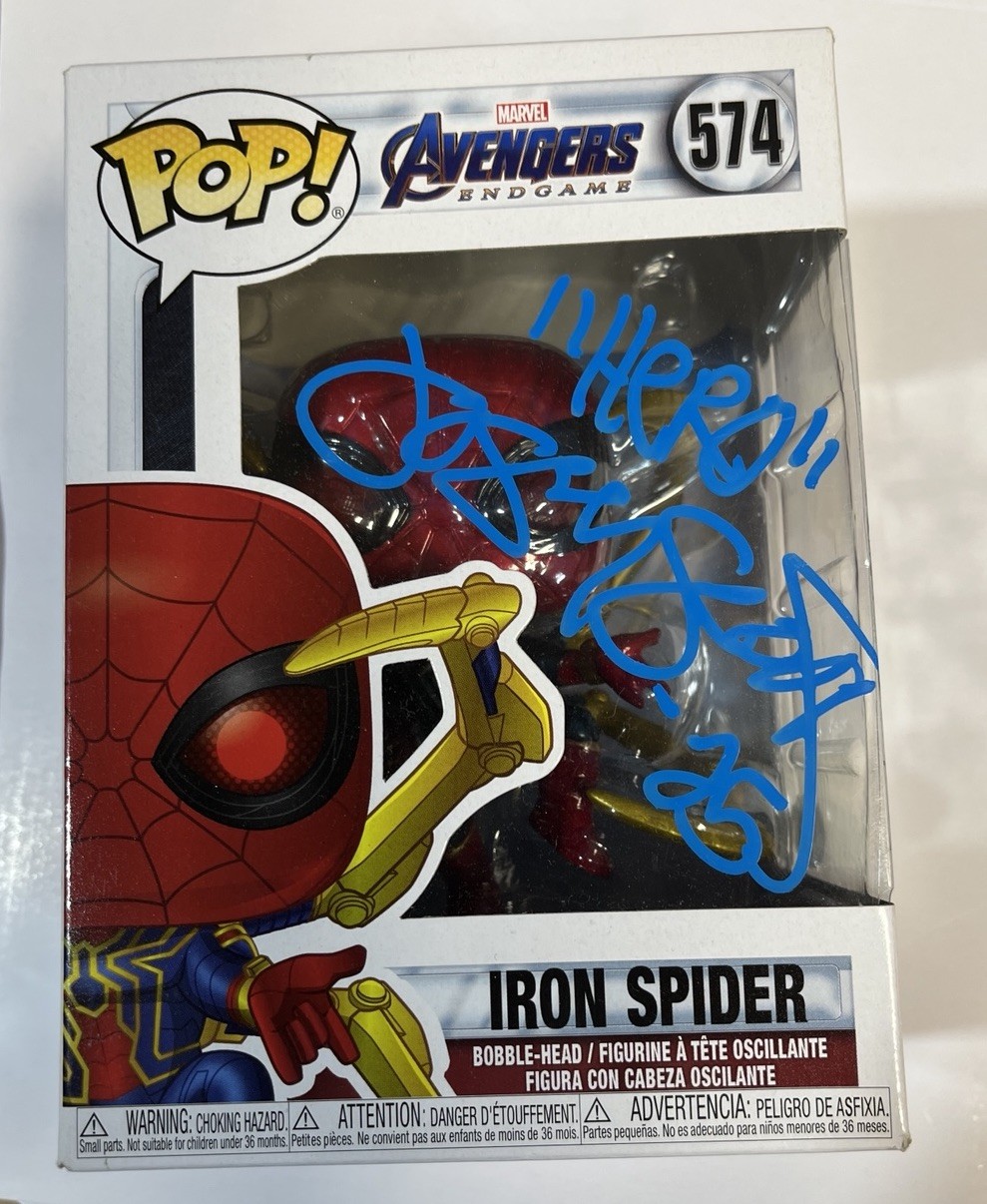 SALIVA Josey Scott “Hero” Signed Spider-Man Funko Pop #574 JSA COA RARE CLICK