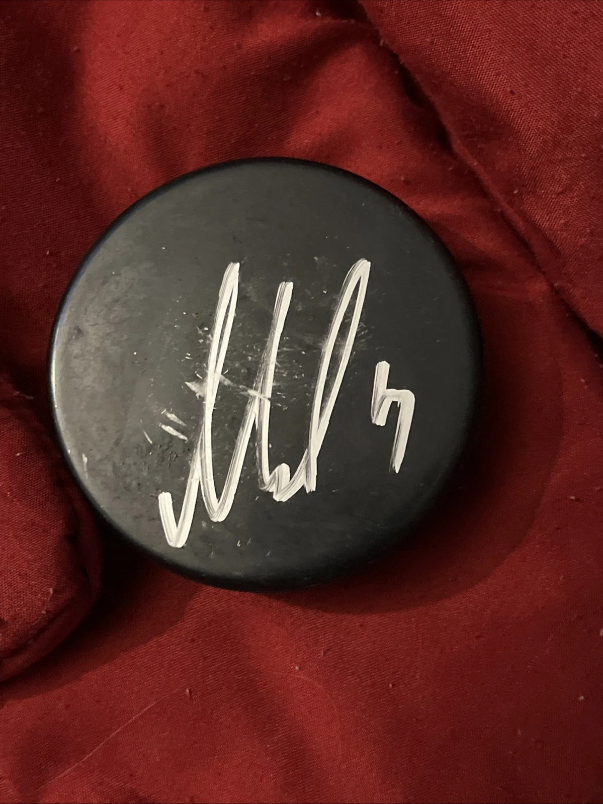 Ivan Miroshnichenko Signed Autographed Puck Washington Capitals 1st Round ACOA