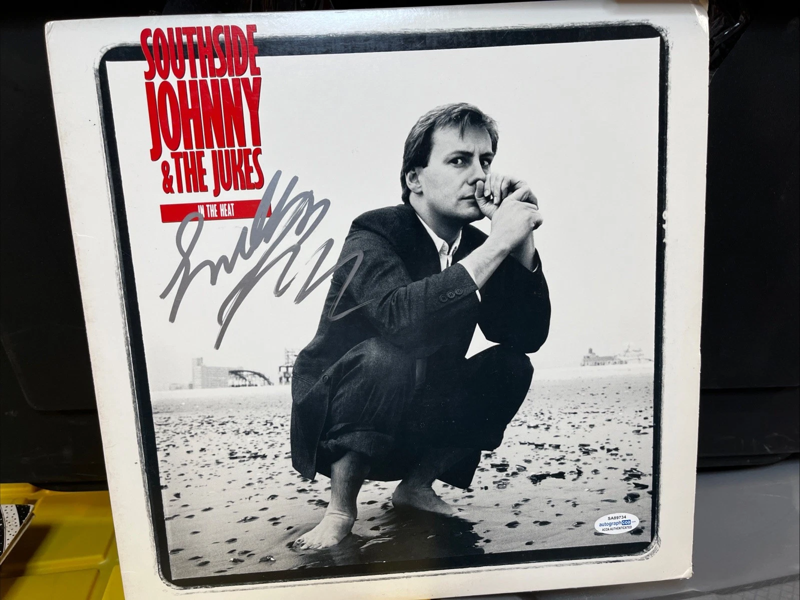 Southside Johnny and The Asbury Jukes SIGNED AUTOGRAPHED VINYL ACOA IN THE HEAT