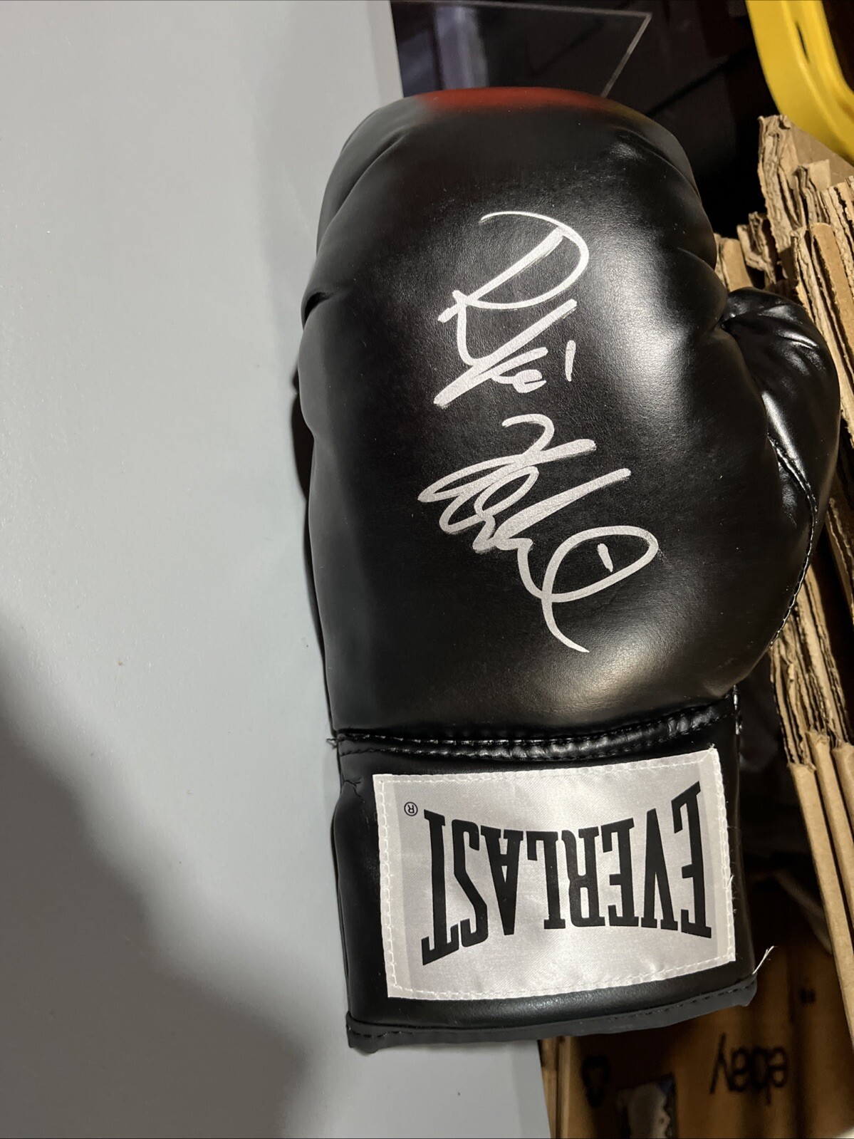 BOXING HALL OF FAMER REGINA HALMICH SIGNED AUTOGRAPHED BOXING GLOVE JSA
