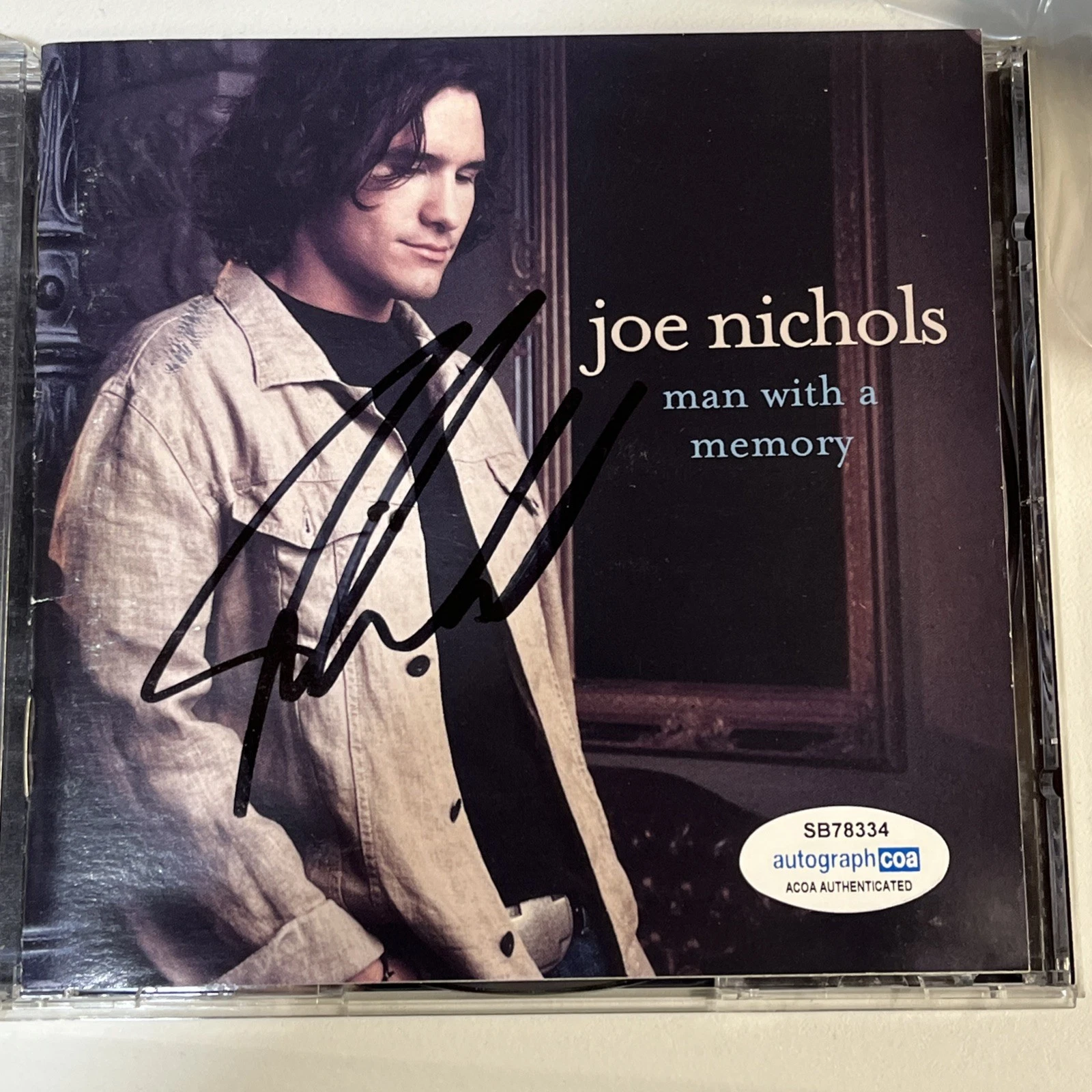 JOE NICHOLS SIGNED AUTOGRAPHED CD ACOA COA MAN WITH A MEMORY  COUNTRY STAR RARE