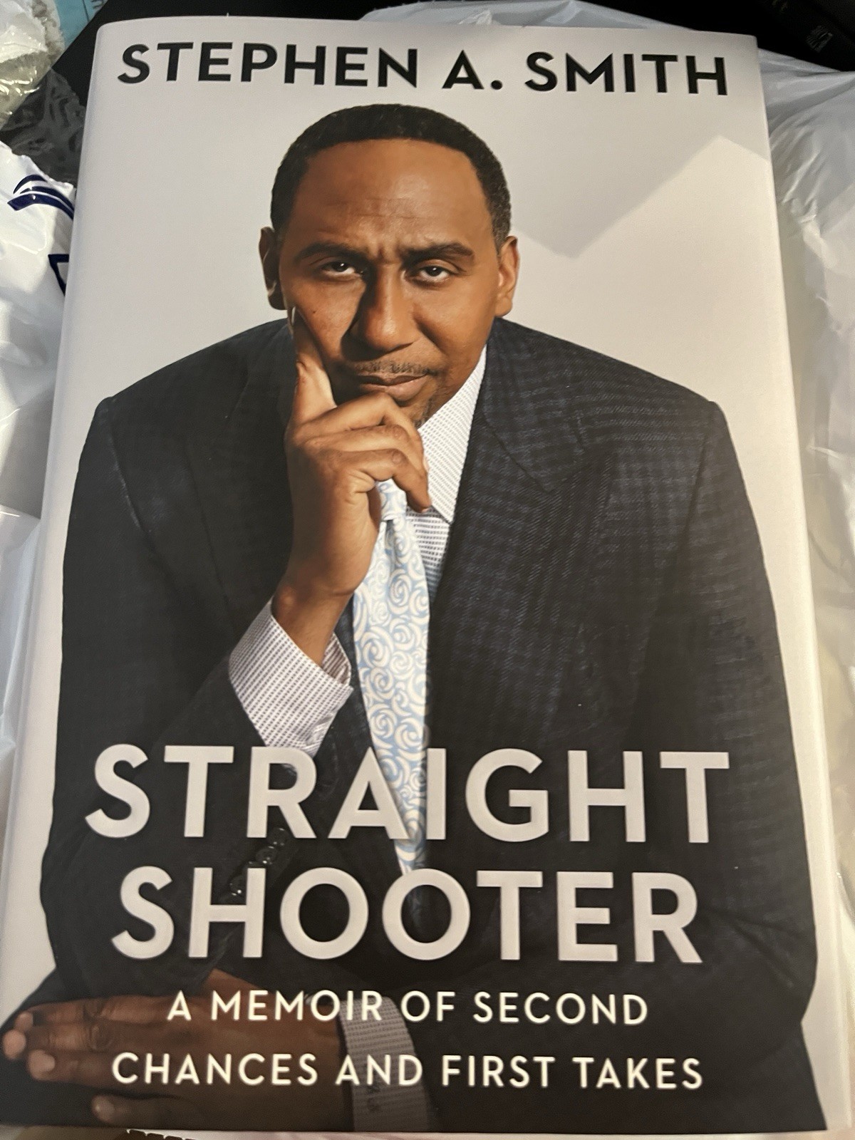 Stephen A. Smith Straight Shooter Signed/ Autographed Book ESPN First Take