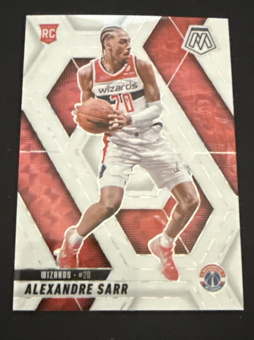 2024-25 Panini Mosaic Alexandre Sarr #216 White Scope Prizm Rookie RC /25