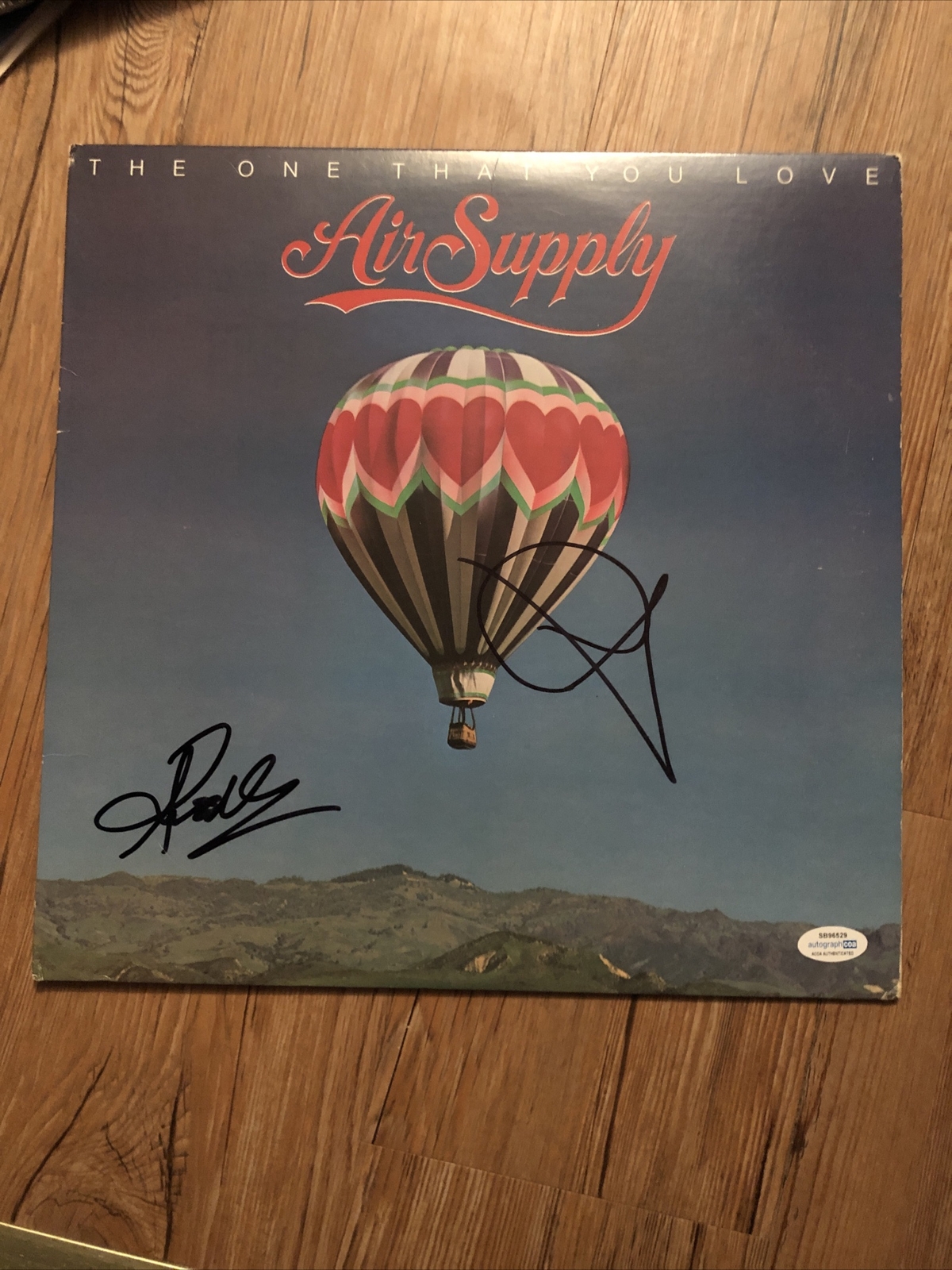 RUSSELL HITCHCOCK GRAHAM RUSSELL SIGNED AUTOGRAPH AIR SUPPLY ALBUM VINYL LP ACOA