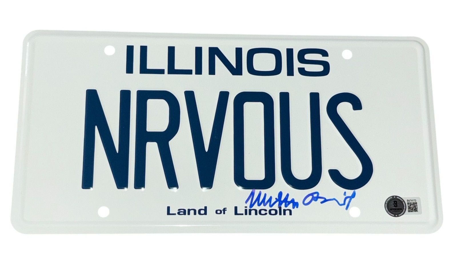 Matthew Broderick Signed Auto License Plate Ferris Bueller's Day Off Beckett BAS