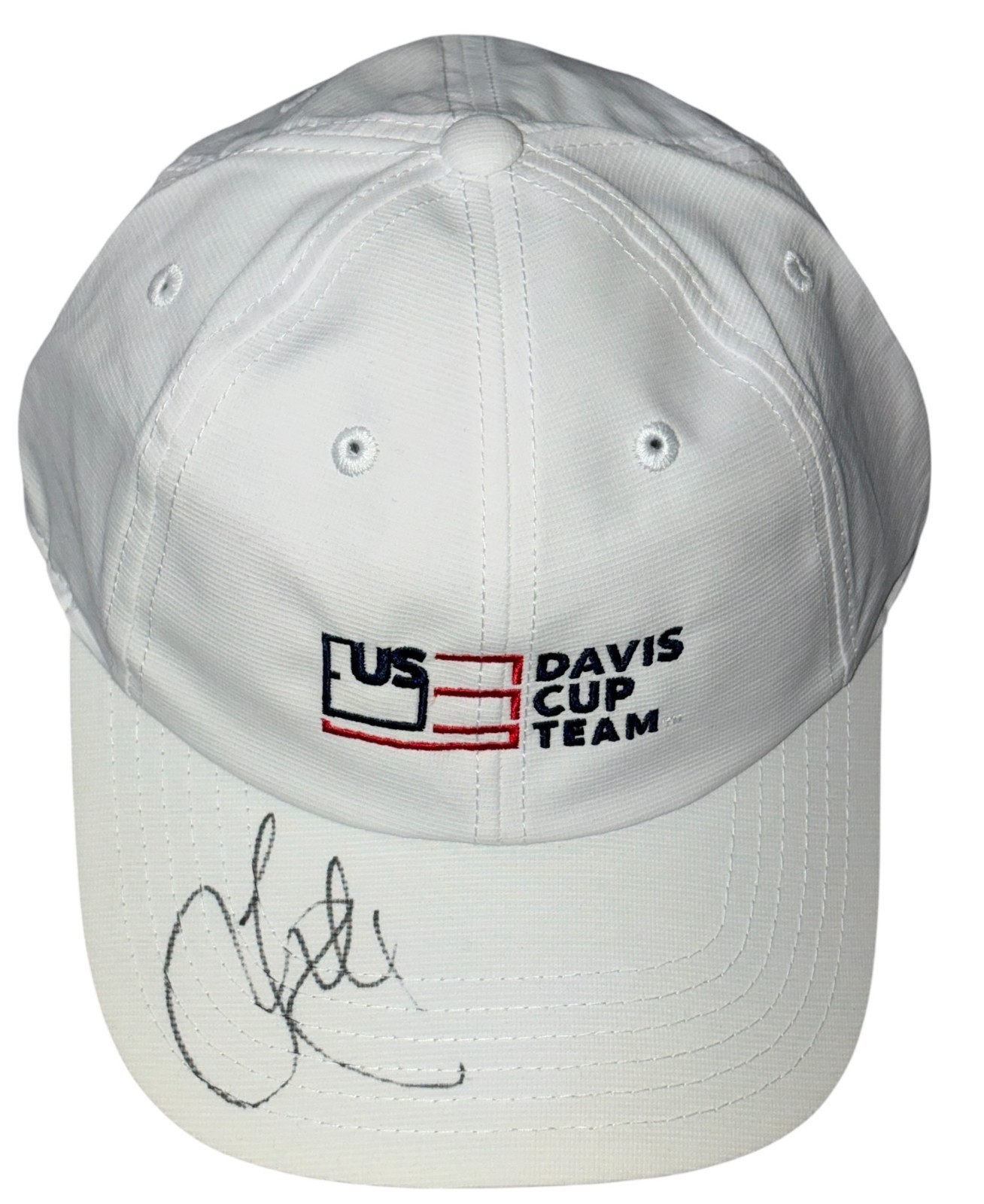 Taylor Fritz Signed Autograph US Davis Cup Tennis Team Official Hat Beckett BAS