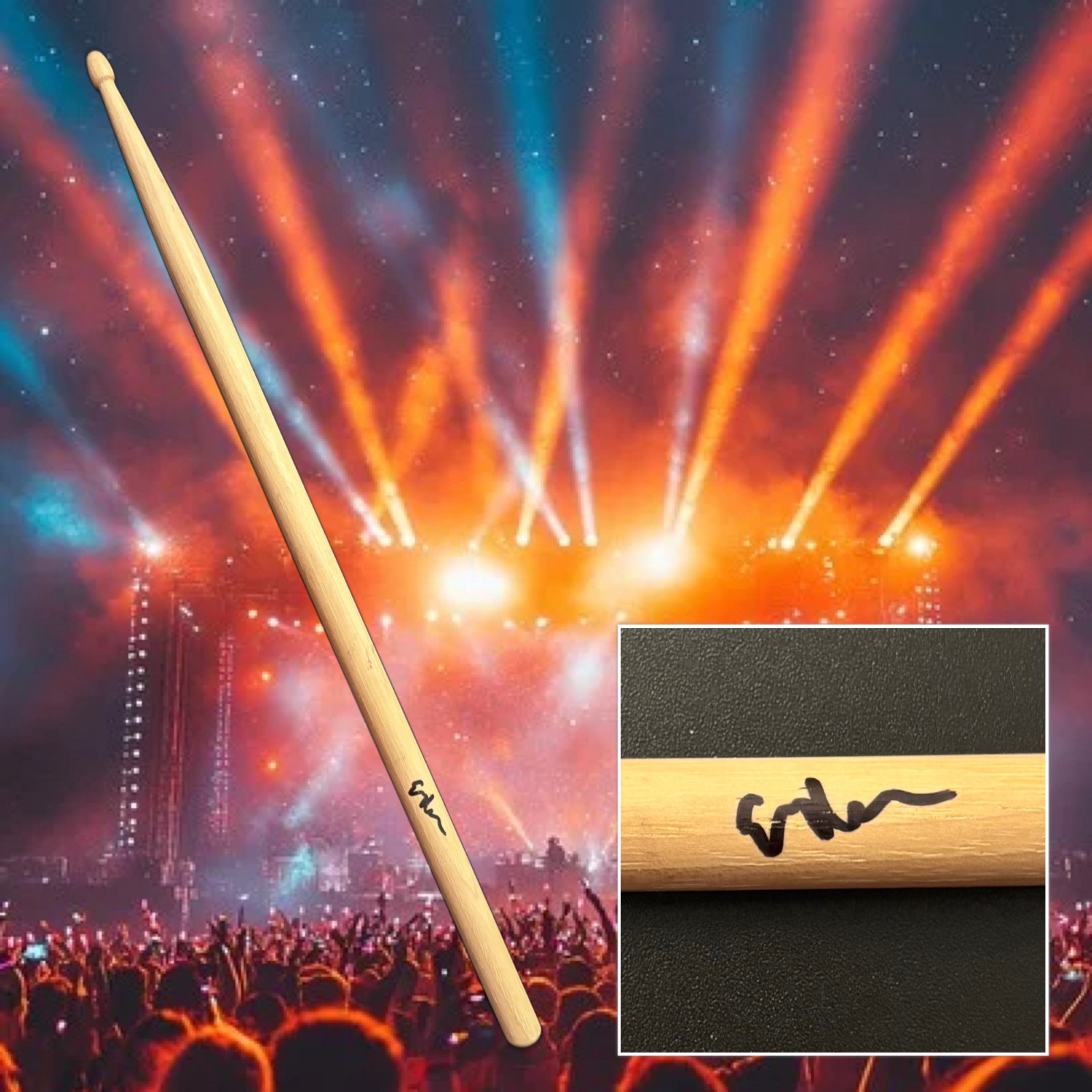 GFA Jane's Addiction Drummer  * STEPHEN PERKINS * Signed New Drumstick COA