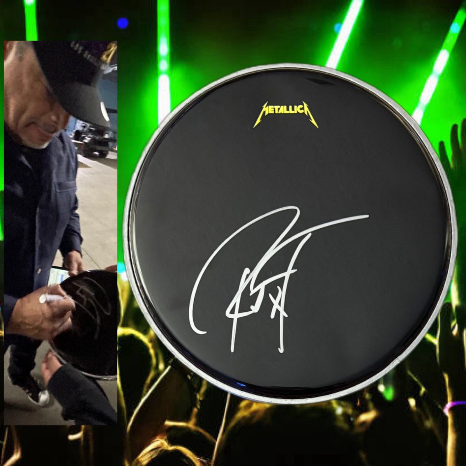 GFA Metallica Band Bassist  * ROBERT TRUJILLO *  Signed 10
