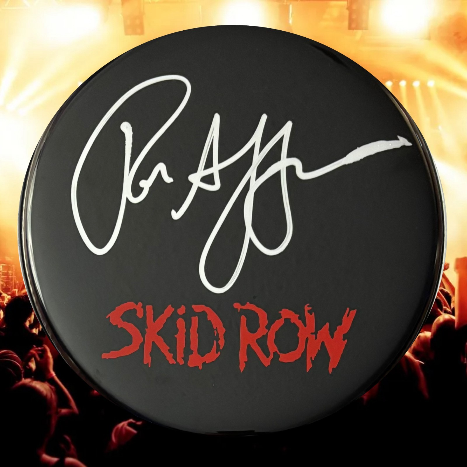 GFA Skid Row Band Drummer  * ROB AFFUSO *  Signed 10