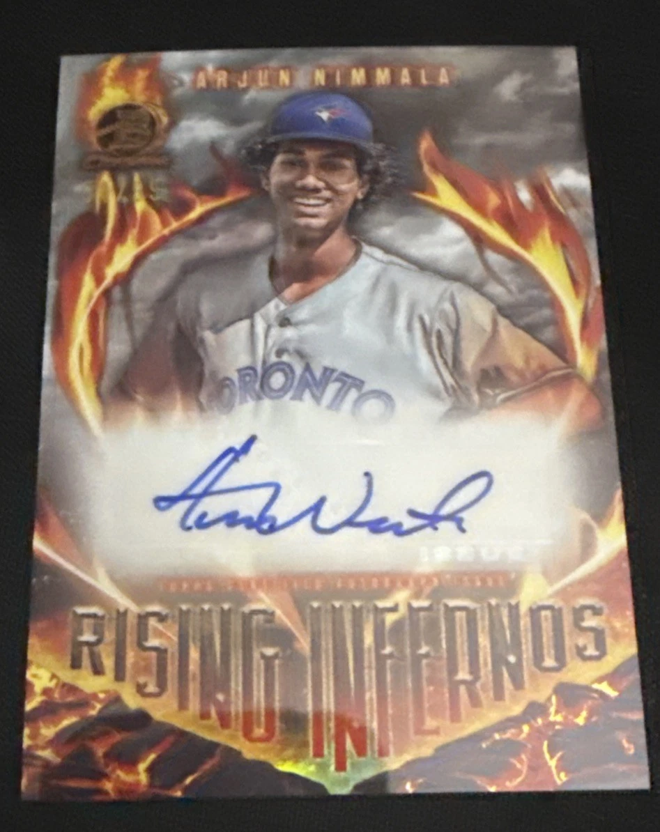 2024 Bowman Chrome Arjun Nimmala Rising Infernos Refractor Auto 54/99