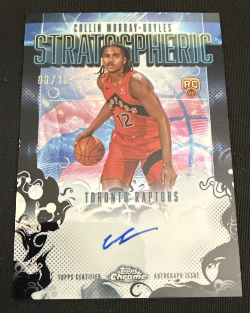2025-26 Topps Chrome - Stratospheric Signatures Collin Murray-Boyles 3/10 BLACK