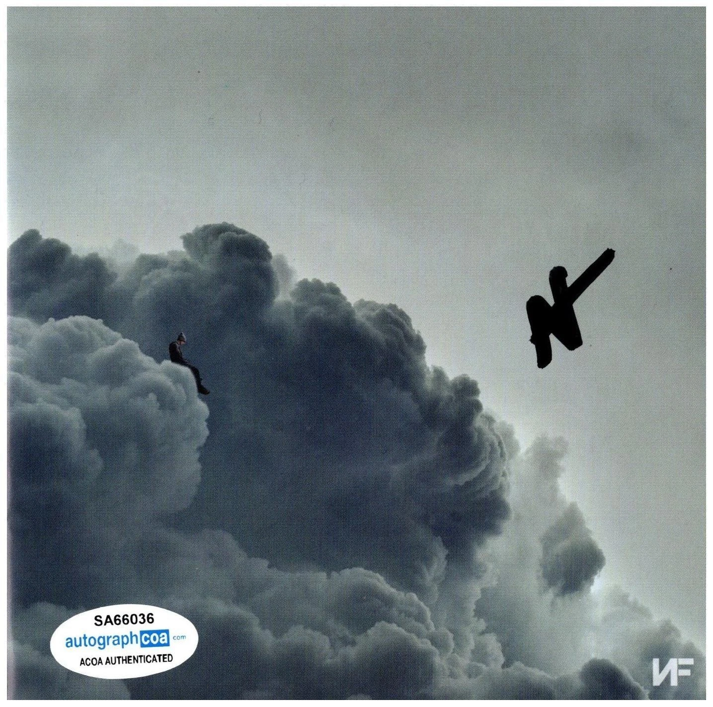 NF The Rapper N.F. Nathan Feuerstein Autographed Clouds Mixtape CD Cover ACOA