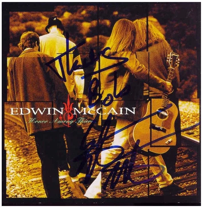EDWIN MCCAIN Autographed Signed CD COVER-UACC RD