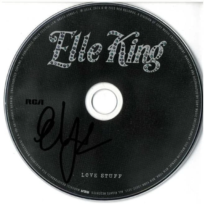 Elle King Signed Autographed Love Stuff CD