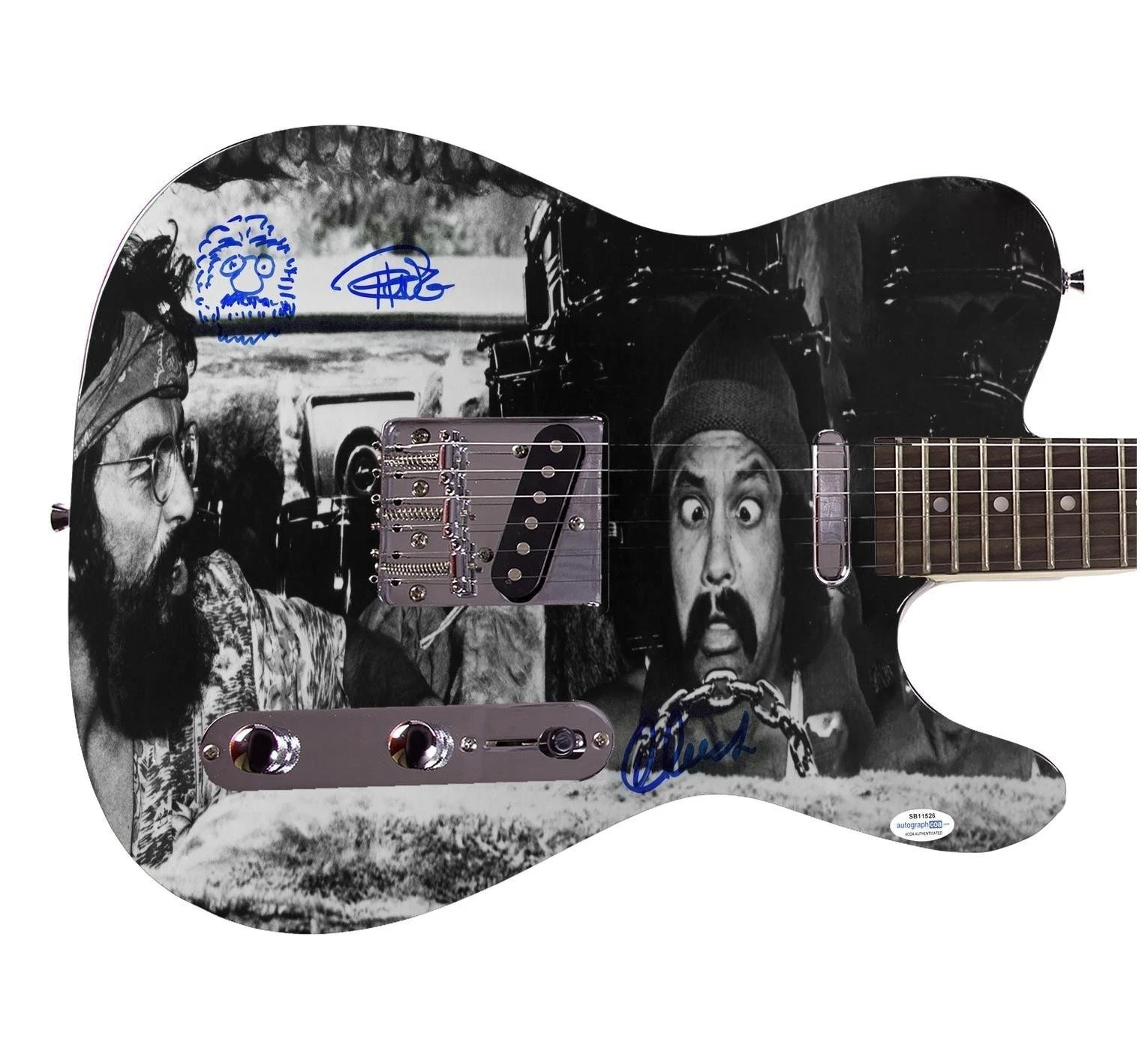 Cheech And Chong Up In Smoke Still Smoking Graphics Photo Poster Autographed Gui