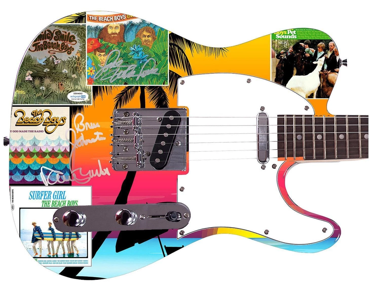 The Beach Boys Signed Album LP CD Graphics Photo Guitar Exact Proof ACOA