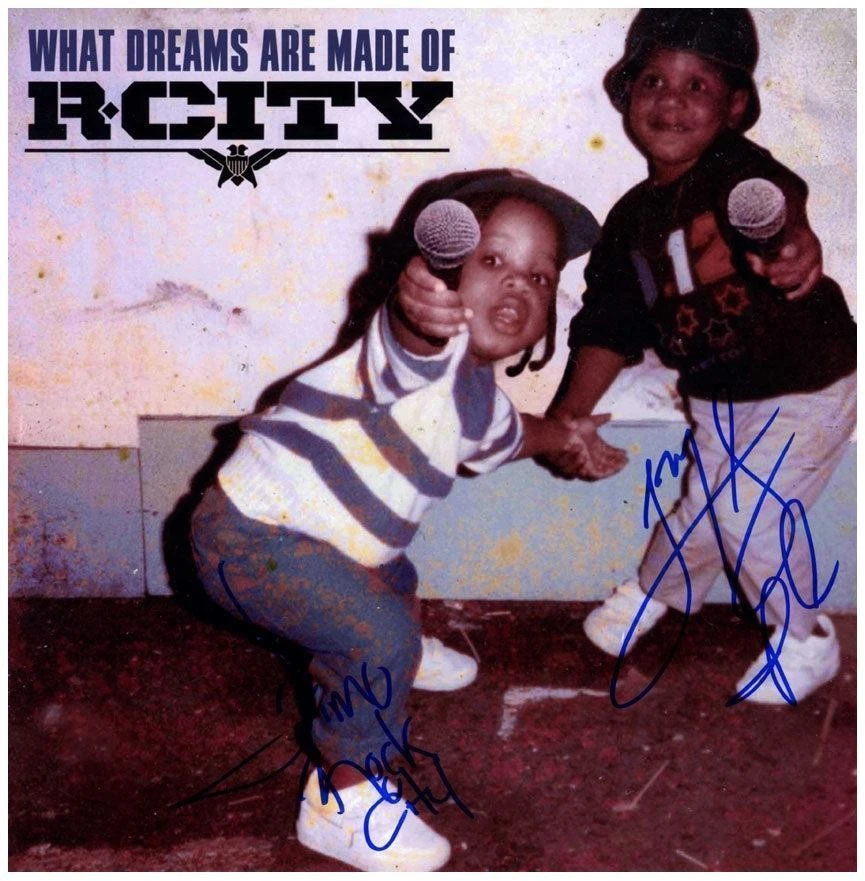 R. City Signed X2 What Dreams Are Made Of Album Flat