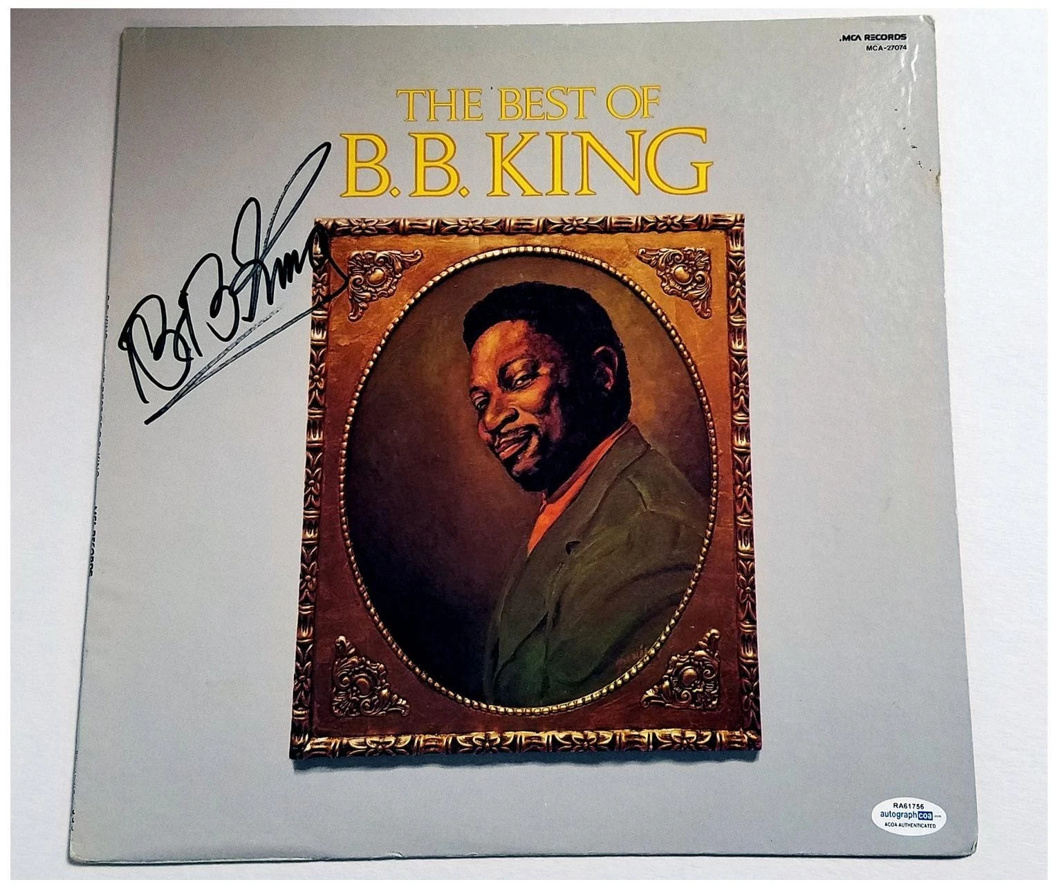 B.B. King Signed Autographed  Album Record LP ACOA
