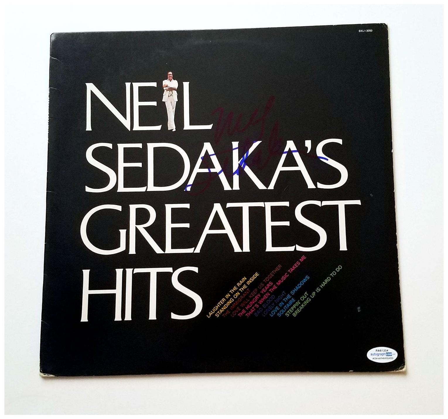 Neil Sedaka Signed Autographed Album LP ACOA
