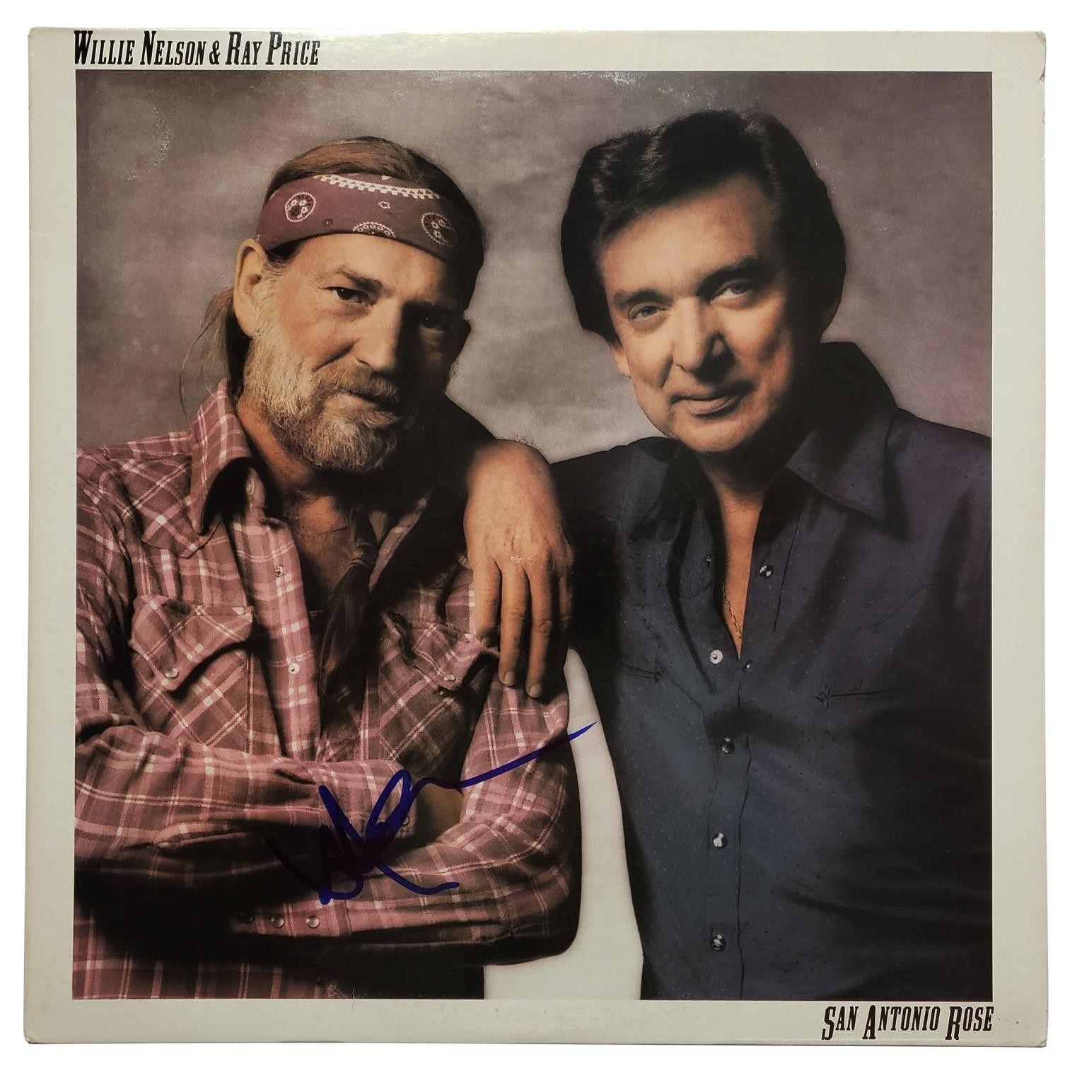 Willie Nelson Signed Autographed Record Album LP