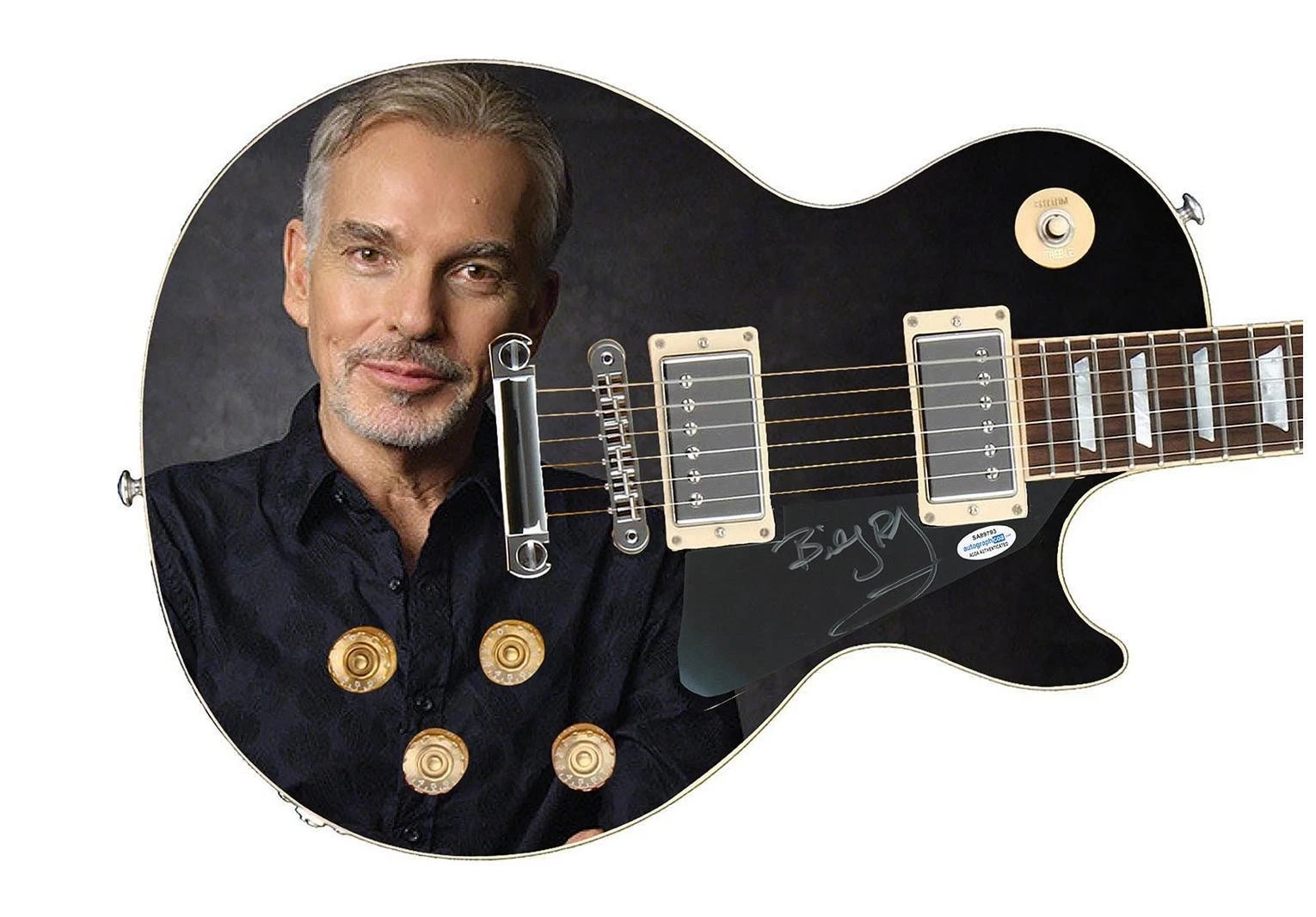 Billy Bob Thornton Signed Autographed Custom Photo Graphics Guitar ACOA ACOA