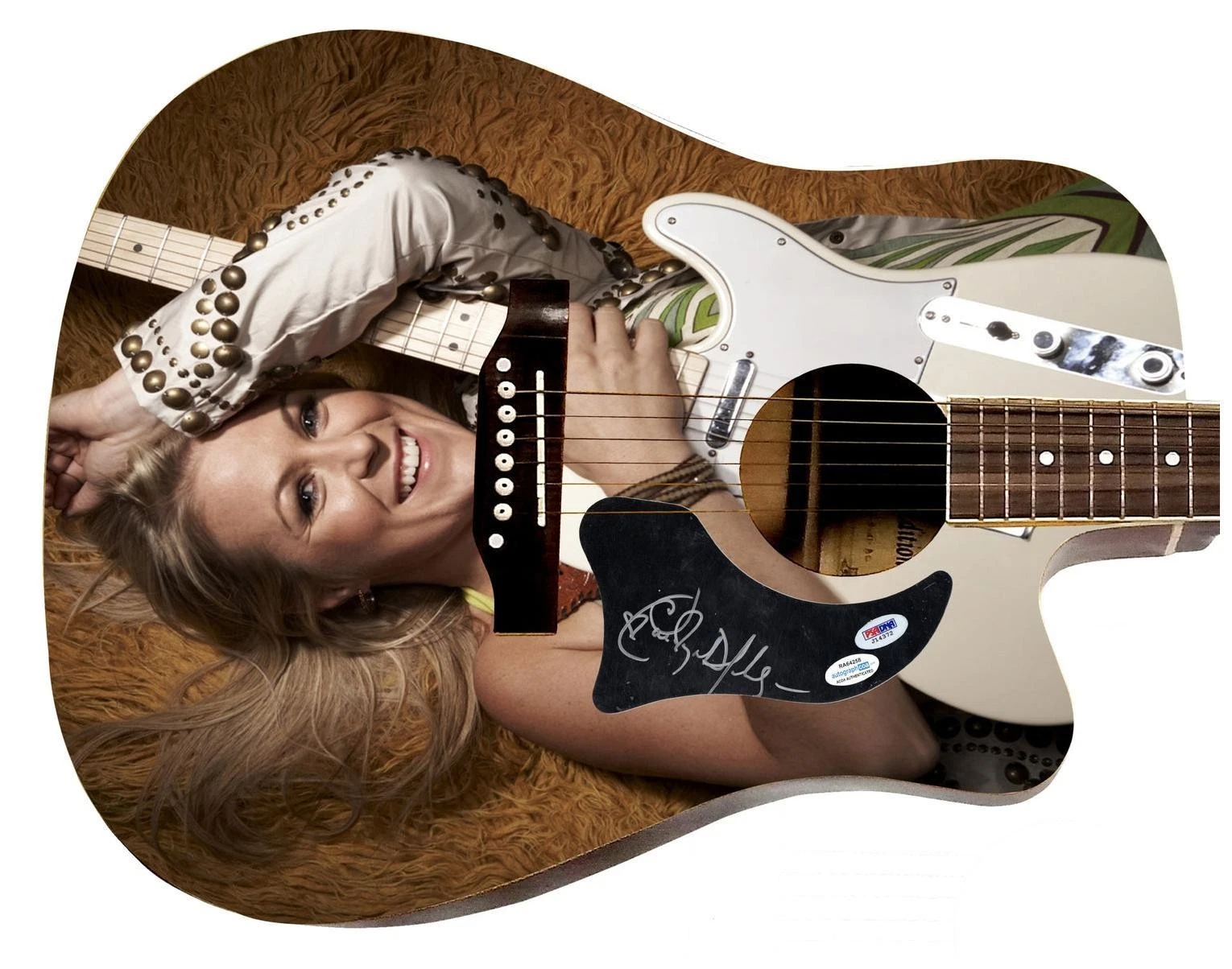 Carolyn Dawn Johnson Signed 1:1 Signature Edition Graphics Photo Guitar