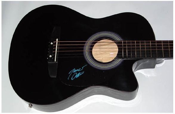 James Otto Signed Autographed Acoustic/Electric Guitar