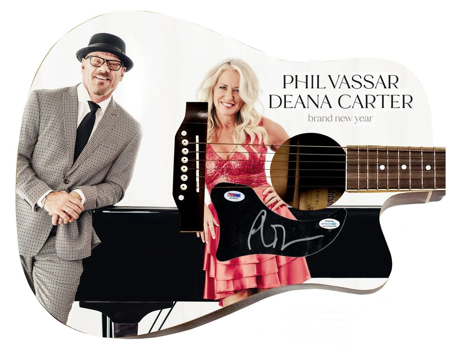 Phil Vassar Signed 1:1 Signature Edition Graphics Photo Guitar PSA
