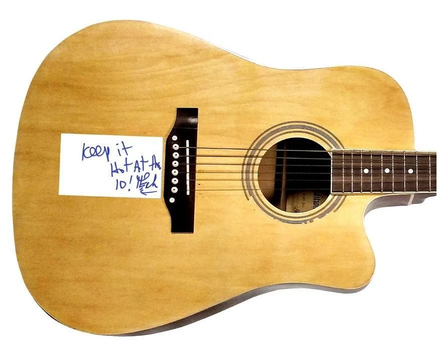 Teck Holmes MTV Personality Signed Acoustic Guitar